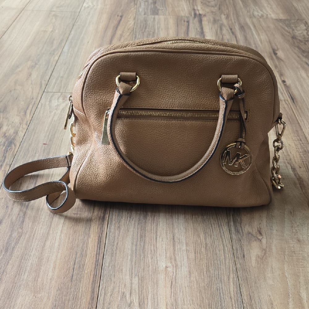 Michael Kors Brown Leather Satchel